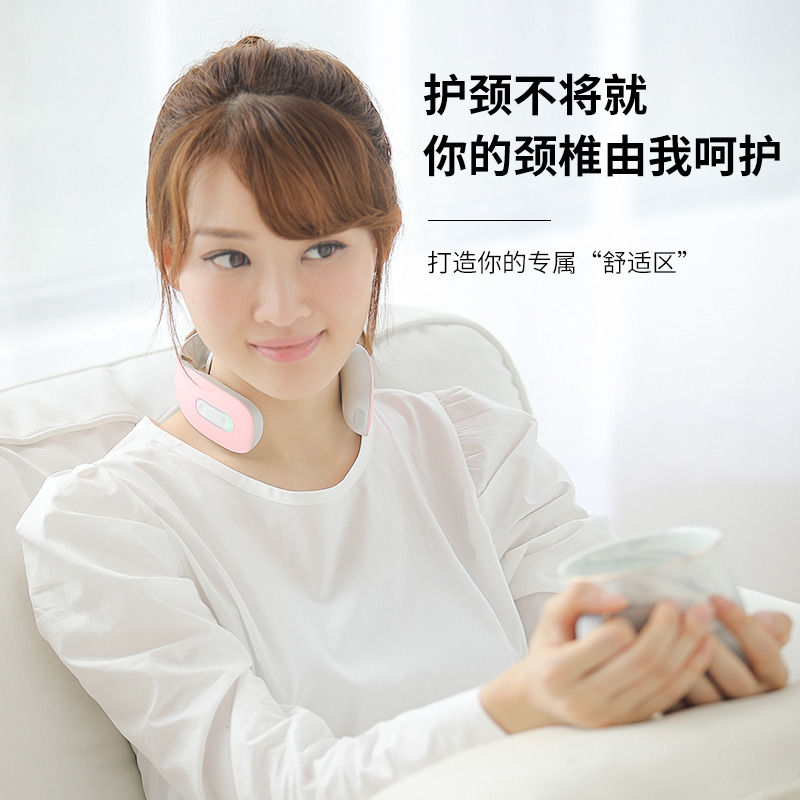 Το 2021 Smart Mini Handheld Portable Electric Cordless Neck Massager Το έξυπνο μασάζ του λαιμού