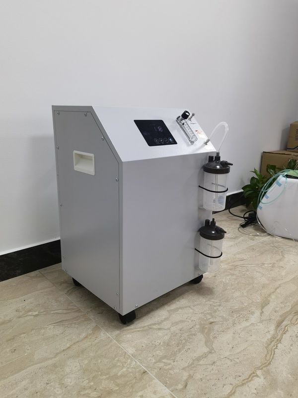 Συσκευή ατομικής οξυγόνου 5l 10l Συγκεντρωτής οξυγόνου Ροή 96% Διπλής καθαρότητας Ιατρικός Συγκεντρωτής οξυγόνου